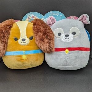 NWT LADY AND TRAMP SQUISHMALLOWS